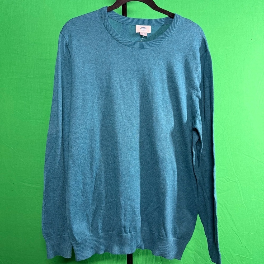 NWT Old Navy Men's Teal Sweater Size Large